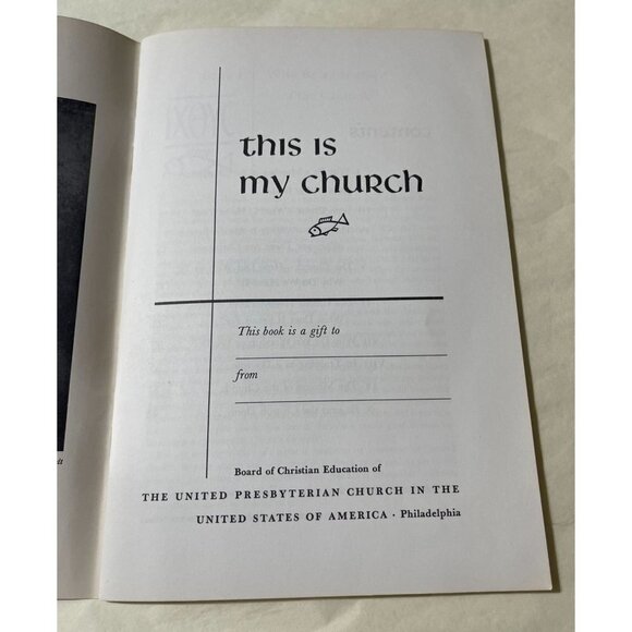 This Is My Church W.L. Jenkins Booklet Presbyterian Church 1959 - Picture 3 of 5